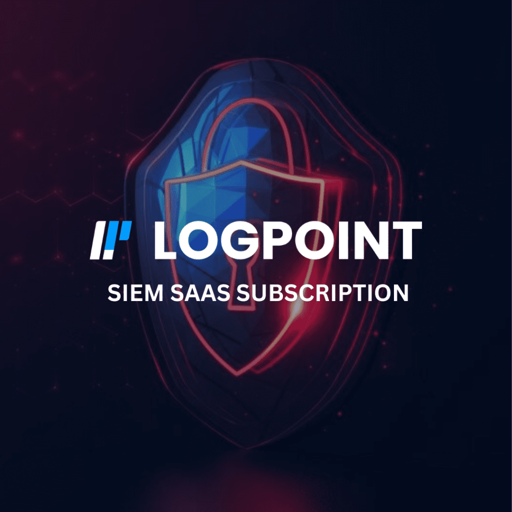 Logpoint SIEM SaaS subscription logo.